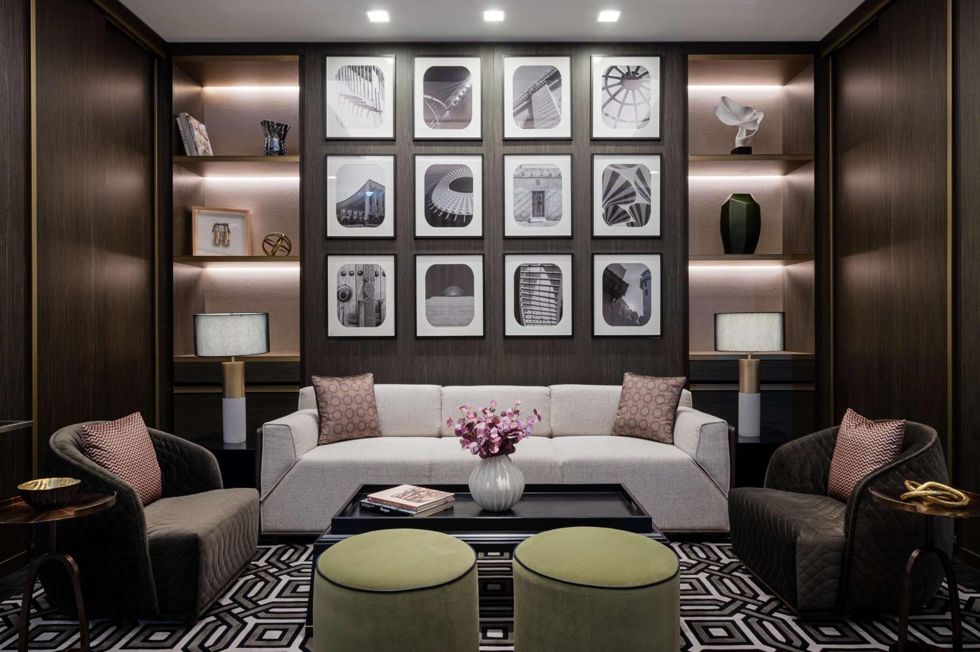 Waldorf Astoria Kuwait Hotel Kuwait City Bagian luar foto The interior of the 2018-built 3000-square-foot (280-square-meter) apartment